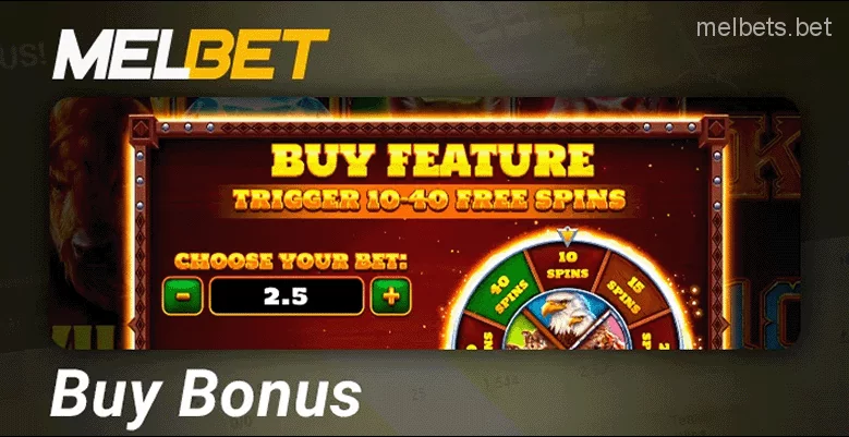 Buy bonus games at Melbet Casino